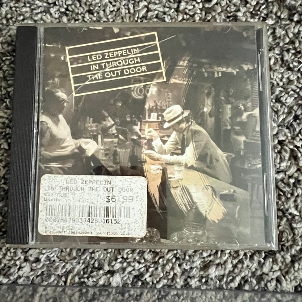 Led Zeppelin In Through the Out Door CD 1979 Swan Song Hard Rock Classic Rock